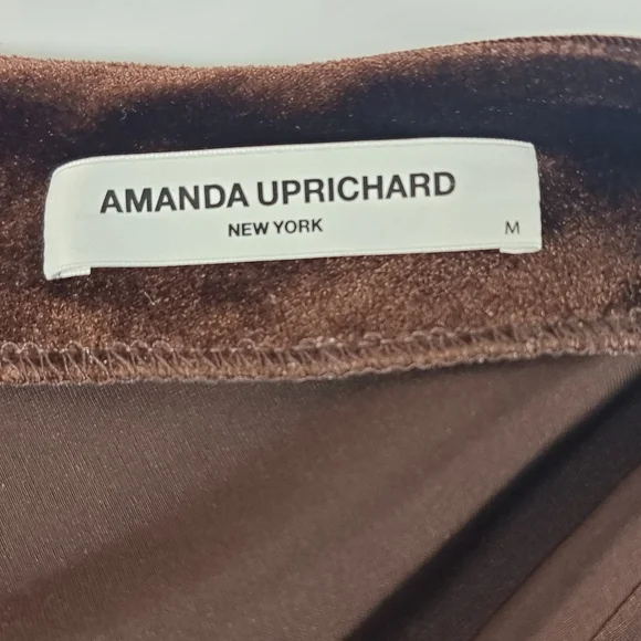 2 Piece Set Amanda Uprichard Off Shoulder Top & Asymmetric Skirt Sz M - Picture 6 of 10